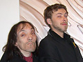 posing funny with Dawid Szmyd - 2006